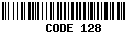 Código de barras mas usados - CODE128